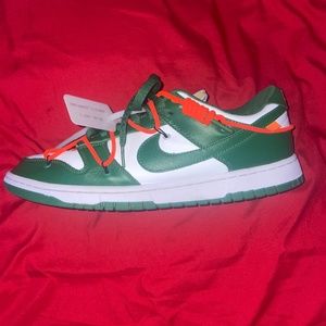 Pine green “OFF-WHITE” Nike dunks